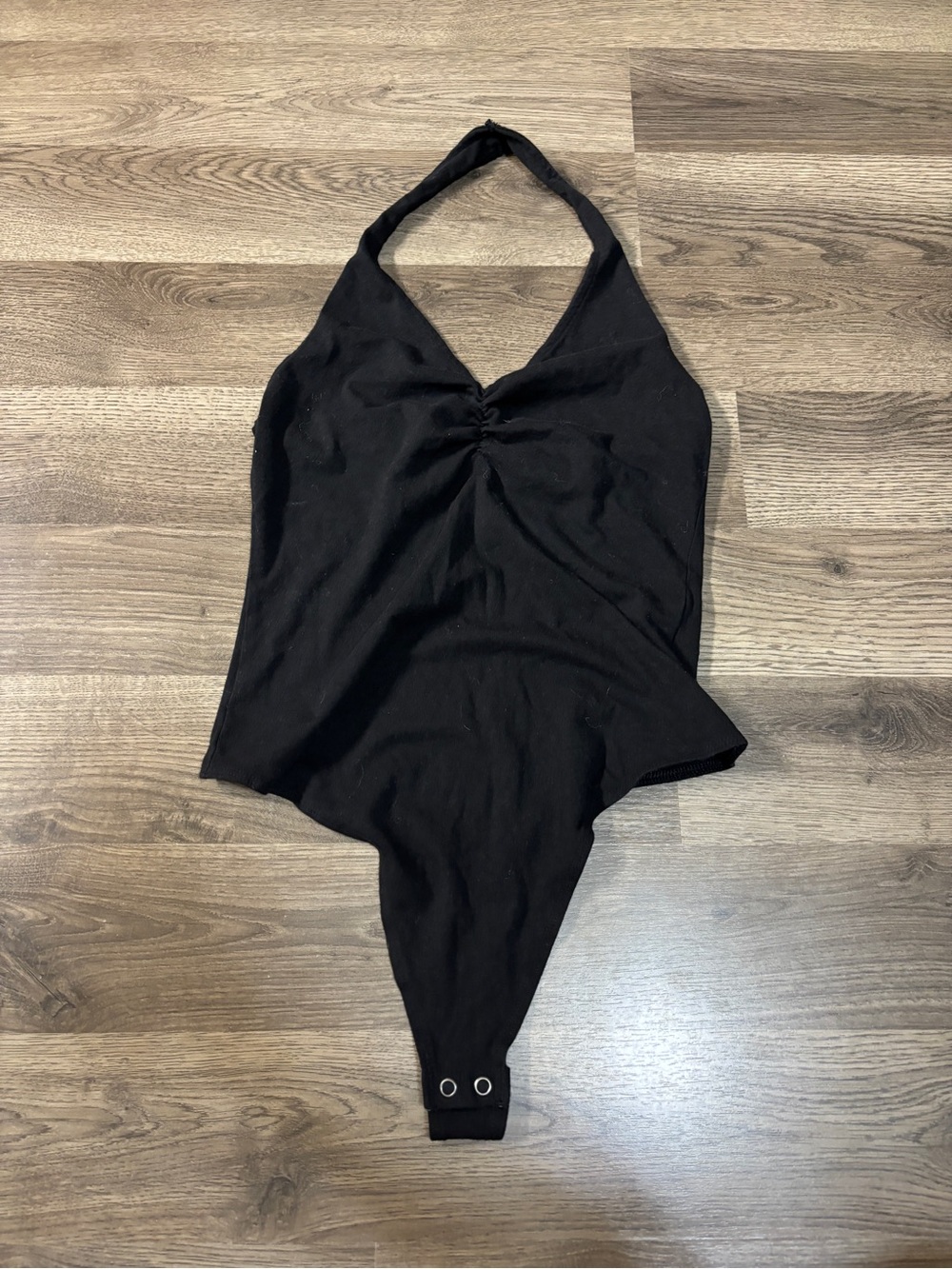 American Eagle Outfitters Black Halter Bodysuit